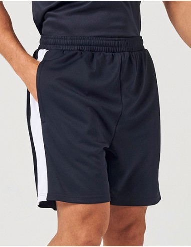 F-LV886-Adults Knitted Shorts With Zip Pockets